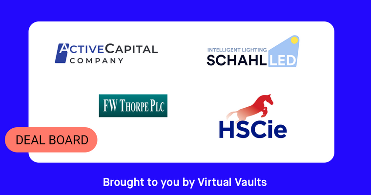 SchahlLED Lighting (Active Capital) 80% stake acquired by FW Thorpe